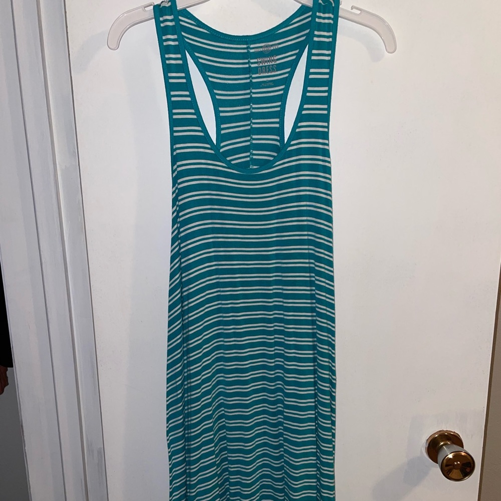 sleeveless swing dress